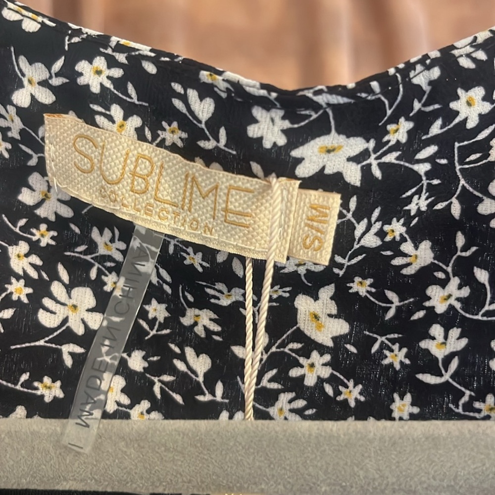 Sublime Floral Black Maxi Dress - Picture 3 of 5